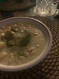 Zuppa di salmone