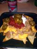 Easy Turkey Nachos w/ homemade shells
