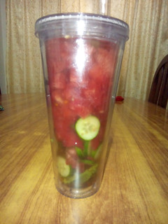 A picture of Watermelon detox drink.