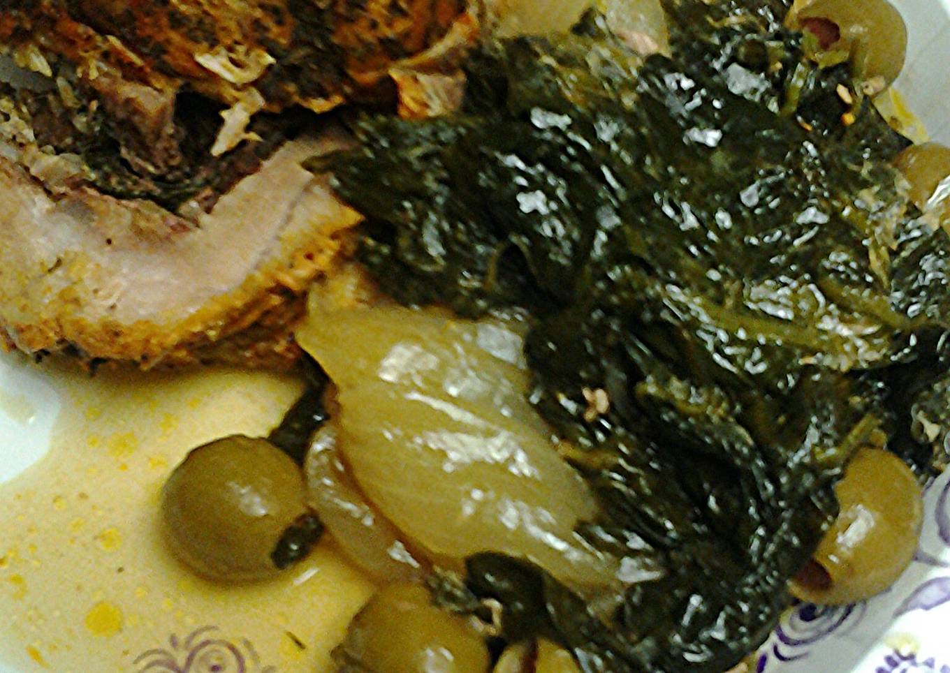 Mustard spice crusted pork
