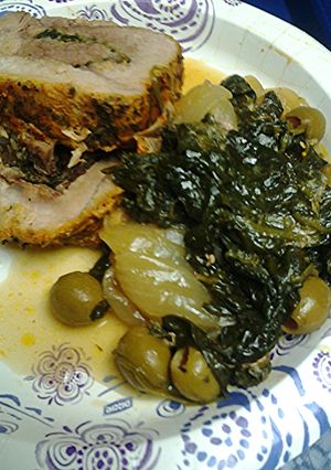 A picture of Mustard spice crusted pork.
