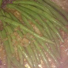 A picture of Quick crunchy greenbeans.