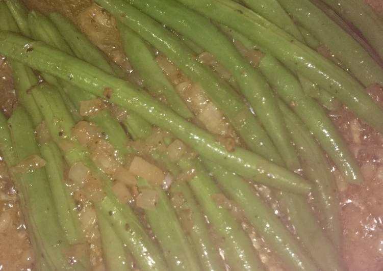 Quick crunchy greenbeans