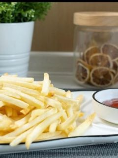 Una foto de Patatas con la Freidora de Aire