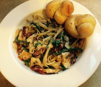 Popular Recipe Creamy Pesto Fettuccine Delicious Simple