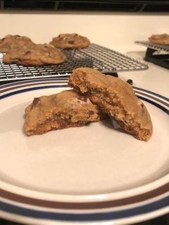 A picture of Soft Chocolate Chip Cookies.