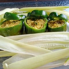 A picture of Coconut stuff capsicum.