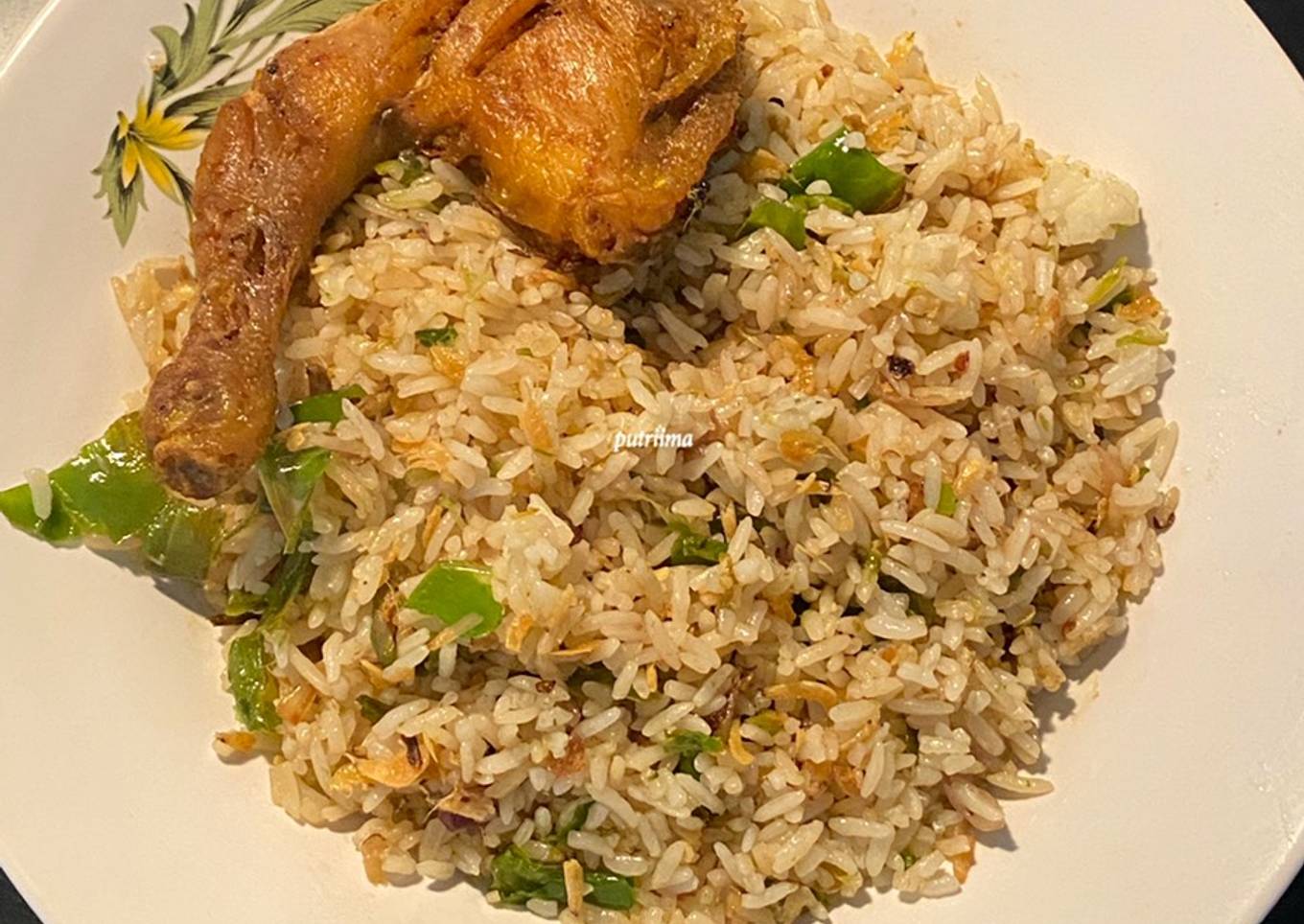 Nasi goreng sambal hijau