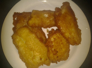 A picture of Fried Fish batter (cod, flounder, tillapia).