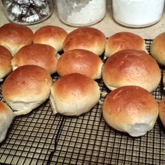 Kaiser rolls A picture of Kaiser rolls.
