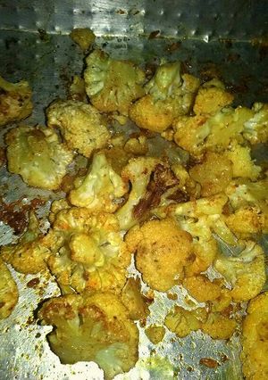 Una foto de Coliflor rostizada especiada (fácil y rápida)