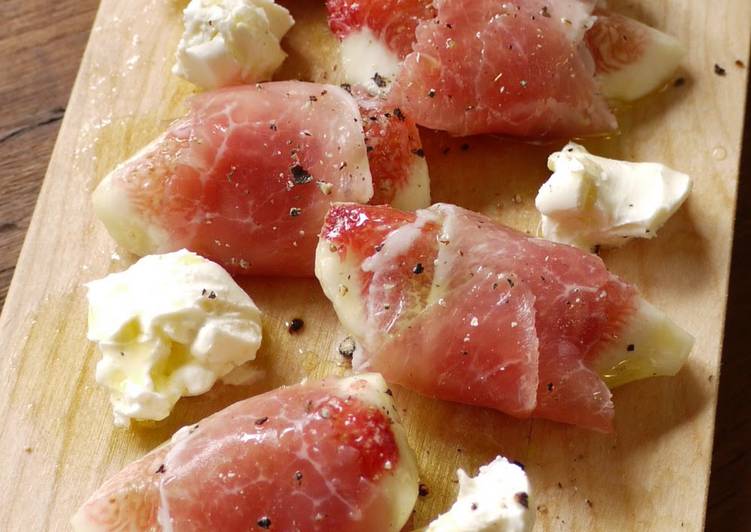 Recipe of Quick Cured Ham and Figs