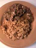 carne de rez con salsa de chile manzanilla