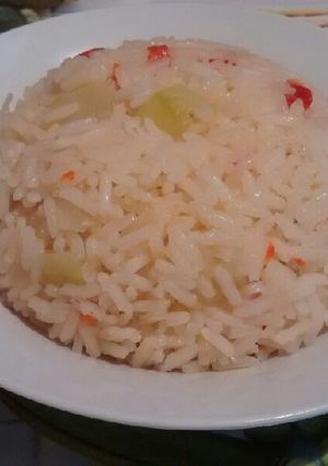 Una foto de Arroz con calabacín
