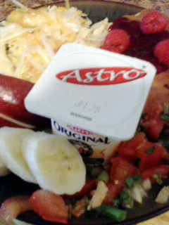 A picture of Super healthy vegetarian breakfast.
