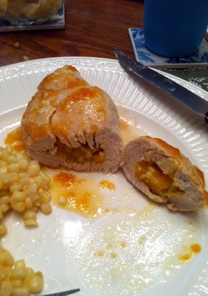 A picture of Apricot-Stuffed Chicken.