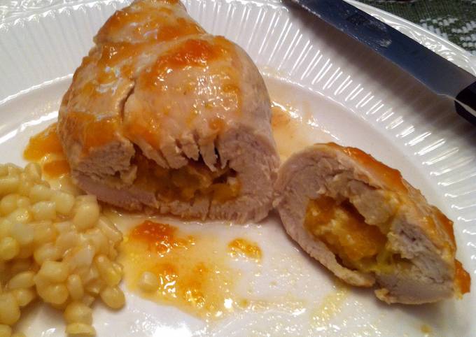 Simple Way to Prepare Speedy Apricot-Stuffed Chicken