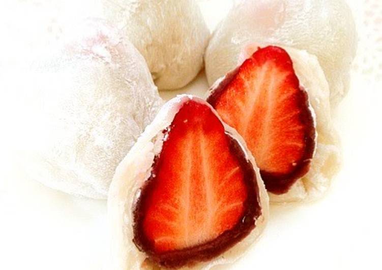 Easiest Way to Make Ultimate For Mother&#39;s Day! Strawberry Daifuku For Beginners