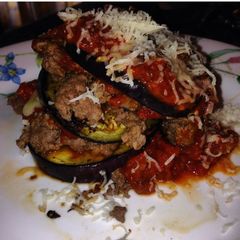 A picture of Eggplant stacks.