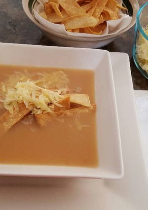 Una foto de Sopa de frijol