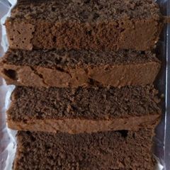 A picture of Banana chocolate cake baked in a mawe tatu #myvalentinesrecipe#.