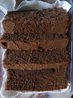A picture of Banana chocolate cake baked in a mawe tatu #myvalentinesrecipe#.