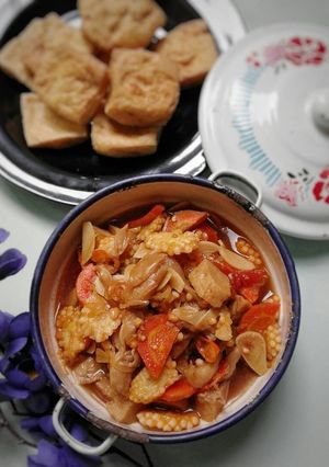 Foto resep Tumis Jamur Tiram dg Bakso & Putren