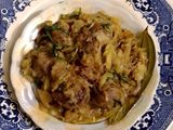 বাঁধাকপি দিয়ে মাটন (bandhakopi diye mutton recipe in Bengali)