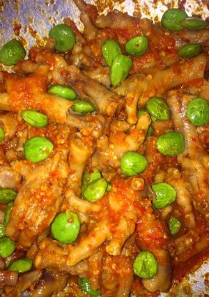 Foto resep Ceker setan sambel pete❤️