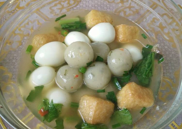 Resep: Bakso aci sambel goang Praktis