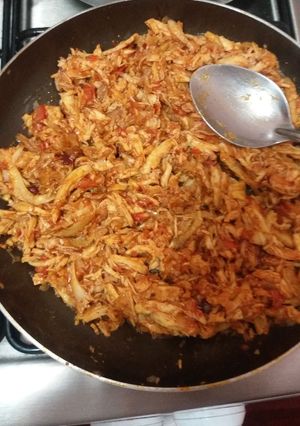 Una foto de Pollo con chipotle