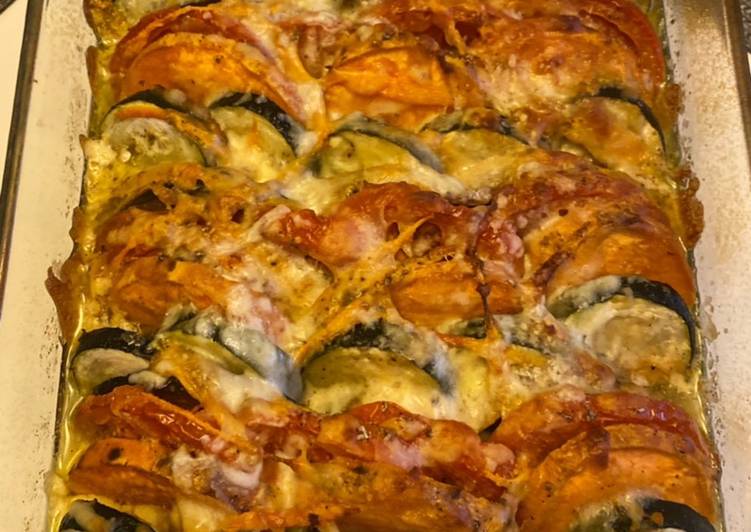 66• 🍆 Tian Provençal aux légumes et Patate douce 🍠