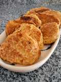 Panqueques de naranja y banana, bebes 6m+