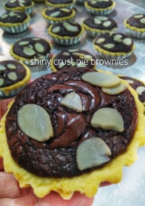 Foto resep Shiny crust pie brownies