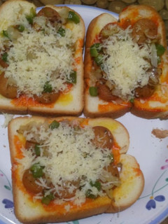 Foto resep Pizza Roti Tawar