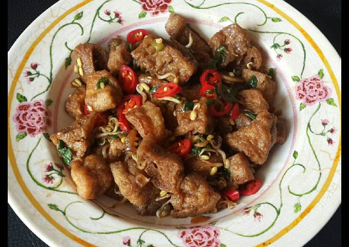 Resep Tahu Cah Toge Oleh Syahara Kitchen Cookpad