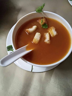 A picture of Tomato soup.