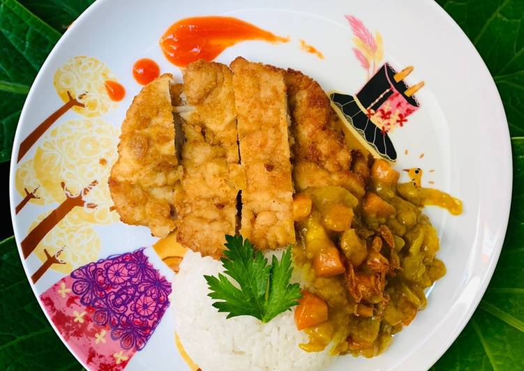 Curry chicken katsu