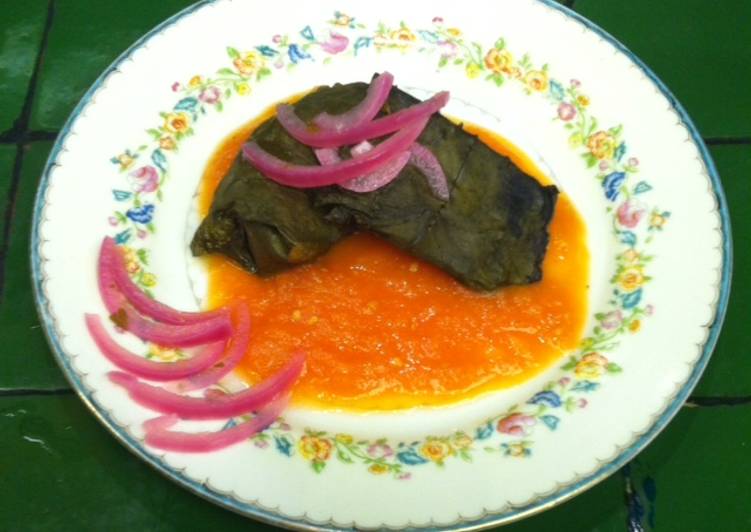 #TAMALES      &#34;X mak&#39;ulan waaj&#34; - Tamales de hoja santa
