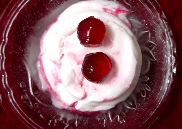 Easiest Way to Make Appetizing Strawberry Jelly Ice Cream