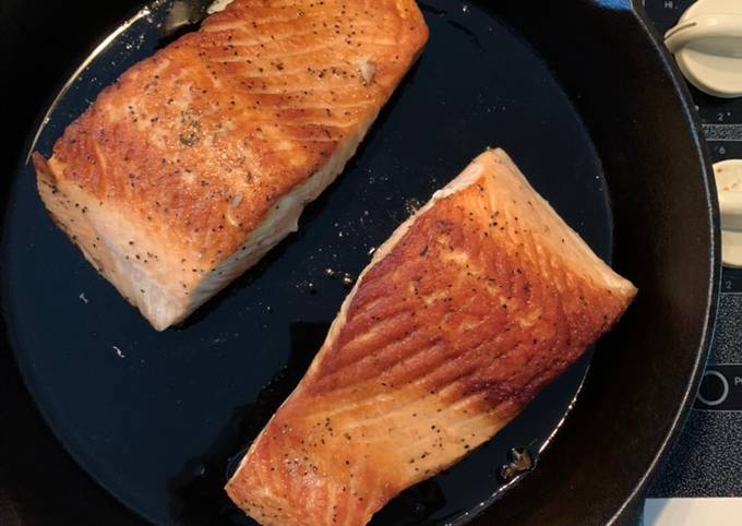 Recipe of Ultimate Seared Salmon