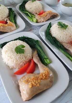 Foto resep Nasi Hainan Magic Com