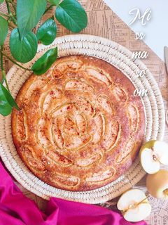عکسی از دستور کیک سیب و دارچین
