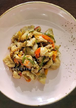 Foto resep Tumis Kulit Ayam Pedas
