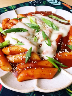 韓式辣炒年糕(起司) 的食譜成品照片