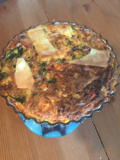 Foto de Quiche de frango e legumes sem base 🤤