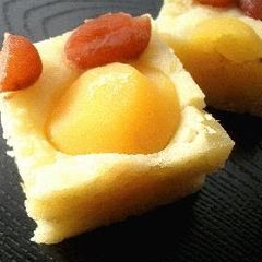 A picture of Lazy Kuri Kinton (sweet potato purée with chestnuts).