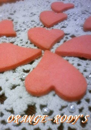A picture of Strawberry Chocolate Cookies for Valentine's Day.