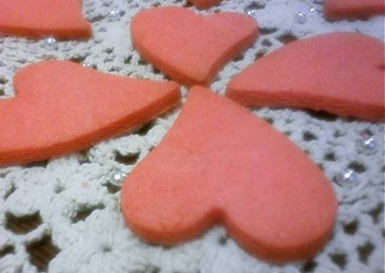 Simple Way to Prepare Speedy Strawberry Chocolate Cookies for Valentine&#39;s Day