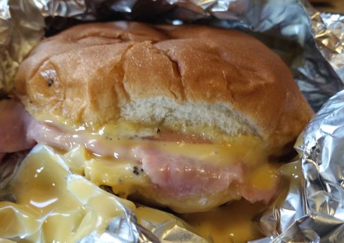 Recipe of Ultimate Tailgate Ham & Cheese Sandwiches